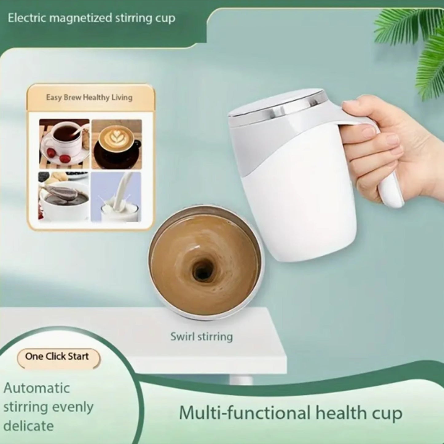 Premium Insulated Coffee Mug with Lid